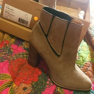 Lucky Brand Leather Bootie